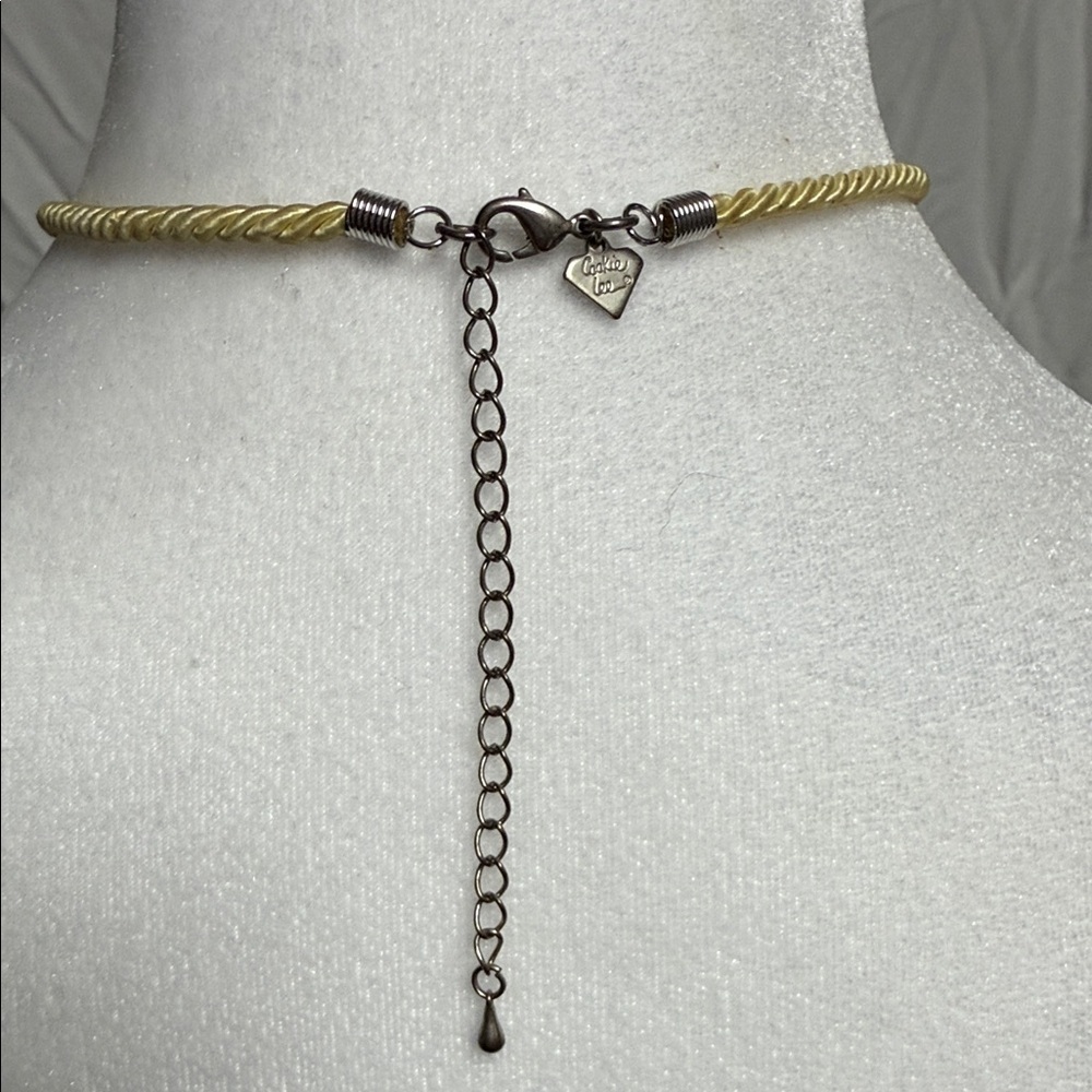 Cookie Lee Yellow and Silver Necklace - Picture 3 of 3